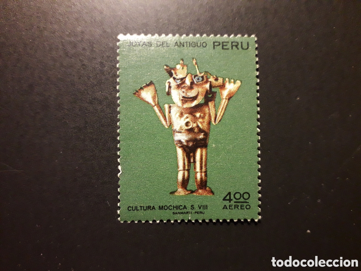 Sellos: PER&Uacute; YVERT A 337 SELLO SUELTO USADO 1973 JOYAS DEL ANTIGUO PER&Uacute; PEDIDO M&Iacute;NIMO 3&euro;