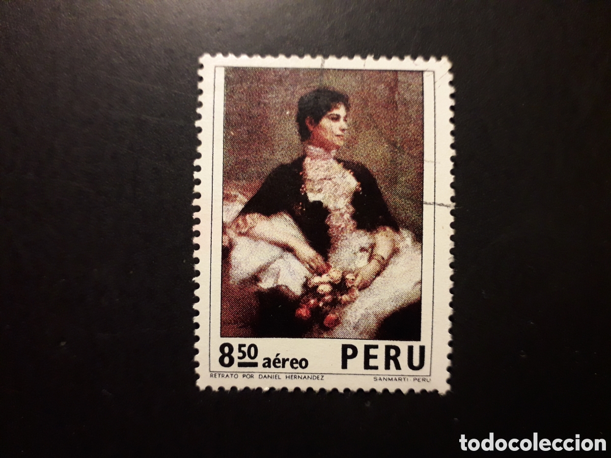 Sellos: PER&Uacute; YVERT A 347 SELLO SUELTO USADO 1973 PINTURAS PEDIDO M&Iacute;NIMO 3&euro;