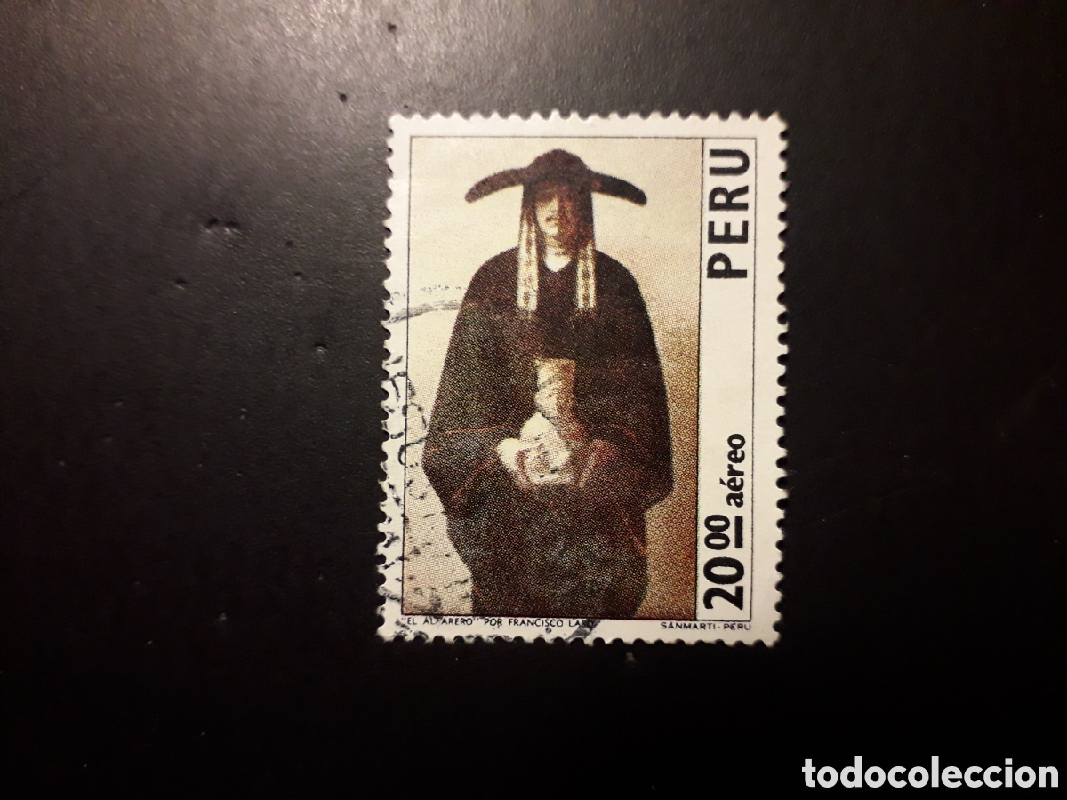 Sellos: PER&Uacute; YVERT A 348 SELLO SUELTO USADO 1973 PINTURAS PEDIDO M&Iacute;NIMO 3&euro;
