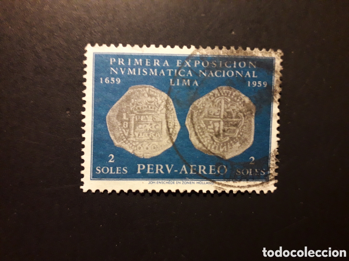 Sellos: PER&Uacute; YVERT A 161 SELLO SUELTO USADO 1961 NUMISM&Aacute;TICA, MONEDAS PEDIDO M&Iacute;NIMO 3&euro;