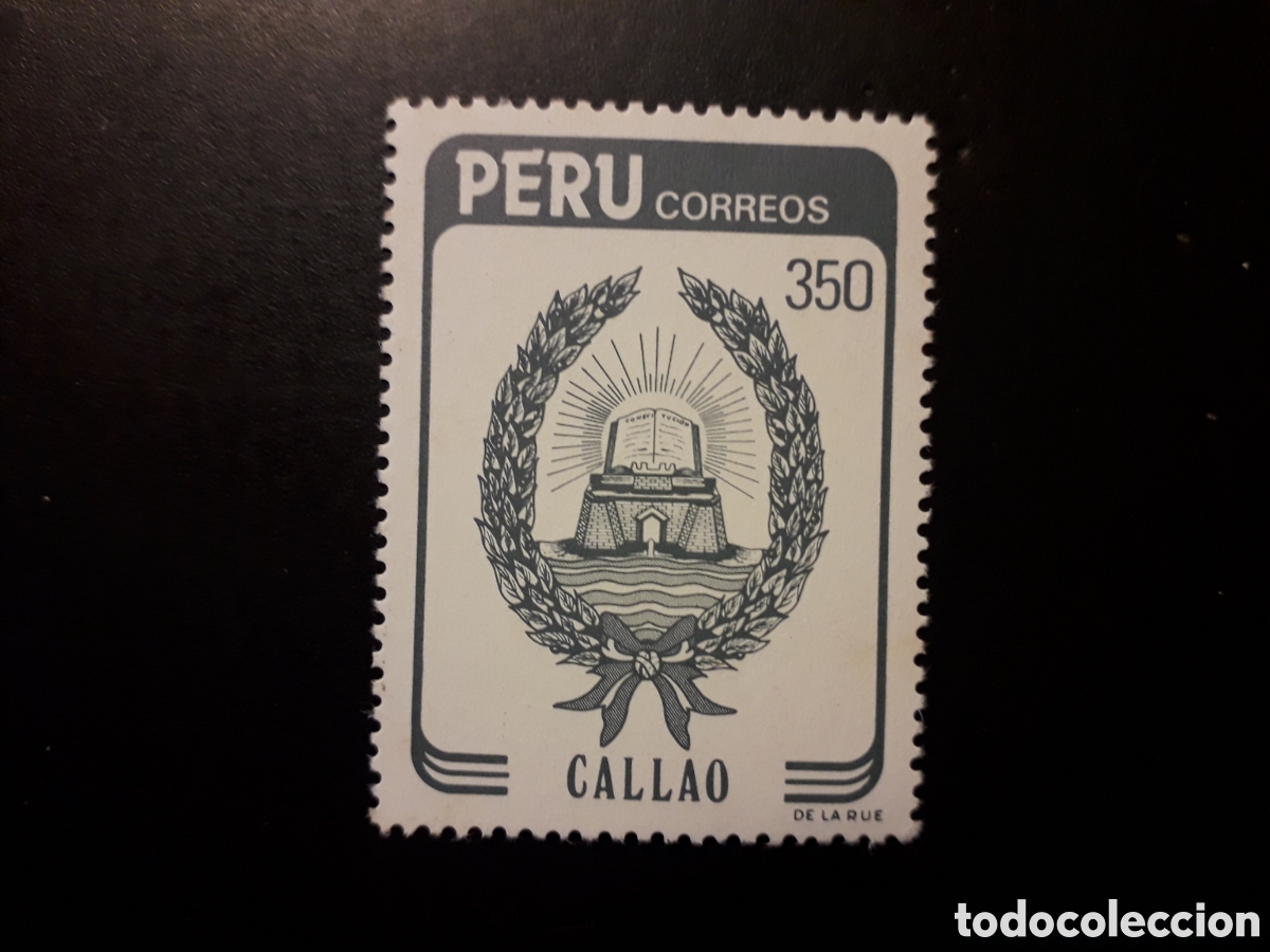 Sellos: PER&Uacute; YVERT 774 SERIE COMPLETA NUEVA CON CHARNELA 1984 ESCUDO DE CALLAO PEDIDO M&Iacute;NIMO 3&euro;