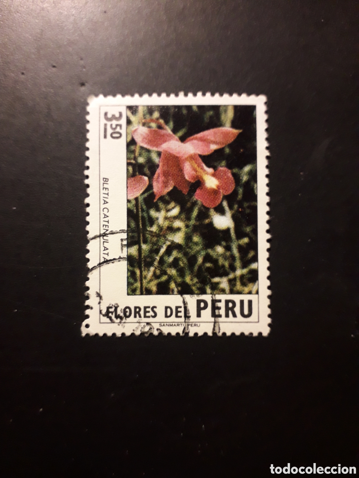 Sellos: PER&Uacute; YVERT 583 SELLO SUELTO USADO 1972 FLORA, FLORES PEDIDO M&Iacute;NIMO 3&euro;