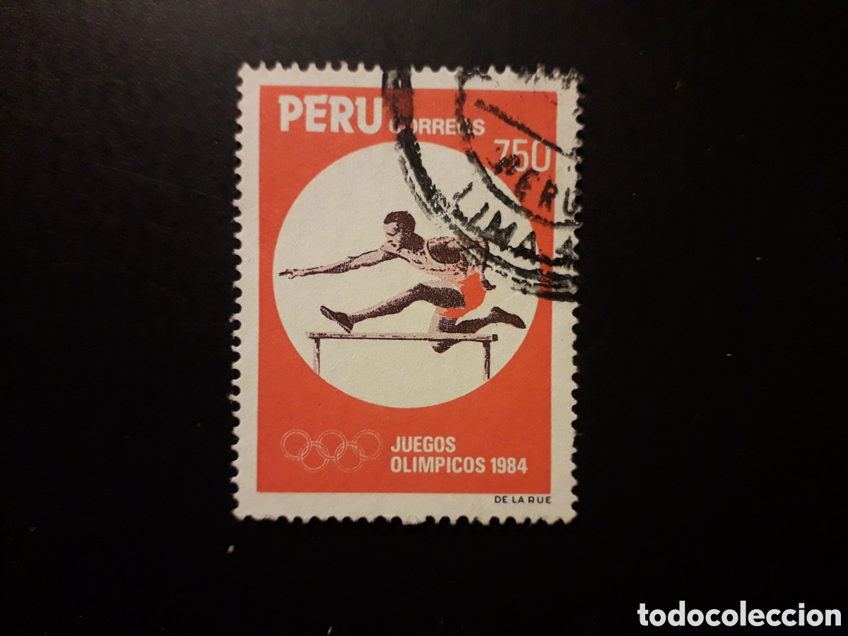 Sellos: PER&Uacute; YVERT 773 SELLO SUELTO USADO 1984 DEPORTES OLIMPIADA LOS &Aacute;NGELES, VALLAS PEDIDO M&Iacute;NIMO 3&euro;