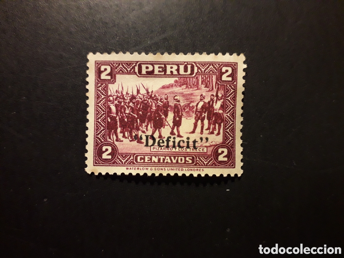 Sellos: PER&Uacute; YVERT TASAS 57 SELLO SUELTO USADO 1935 SOBRECARGADO PEDIDO M&Iacute;NIMO 3&euro;