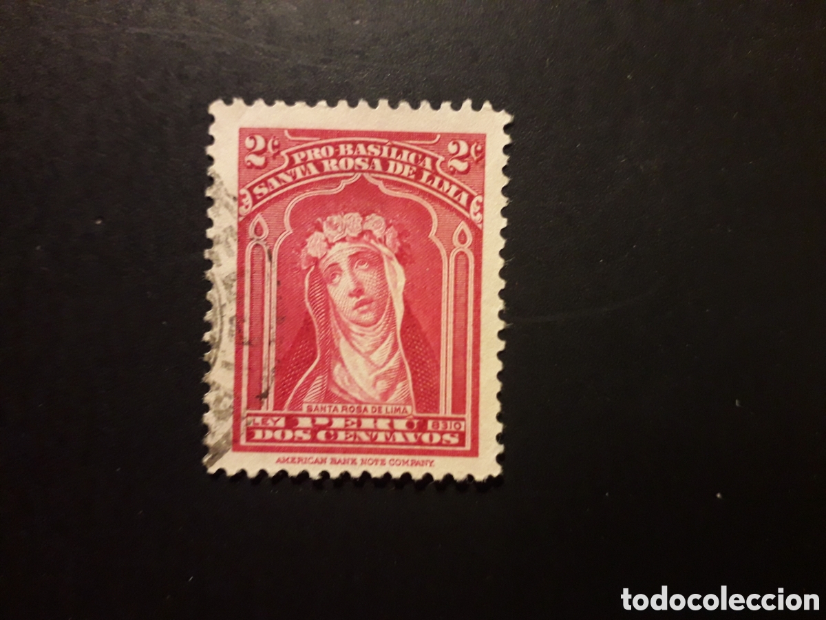 Sellos: PER&Uacute; YVERT 345 SERIE COMPLETA USADA 1937 SANTA ROSA DE LIMA PEDIDO M&Iacute;NIMO 3&euro;