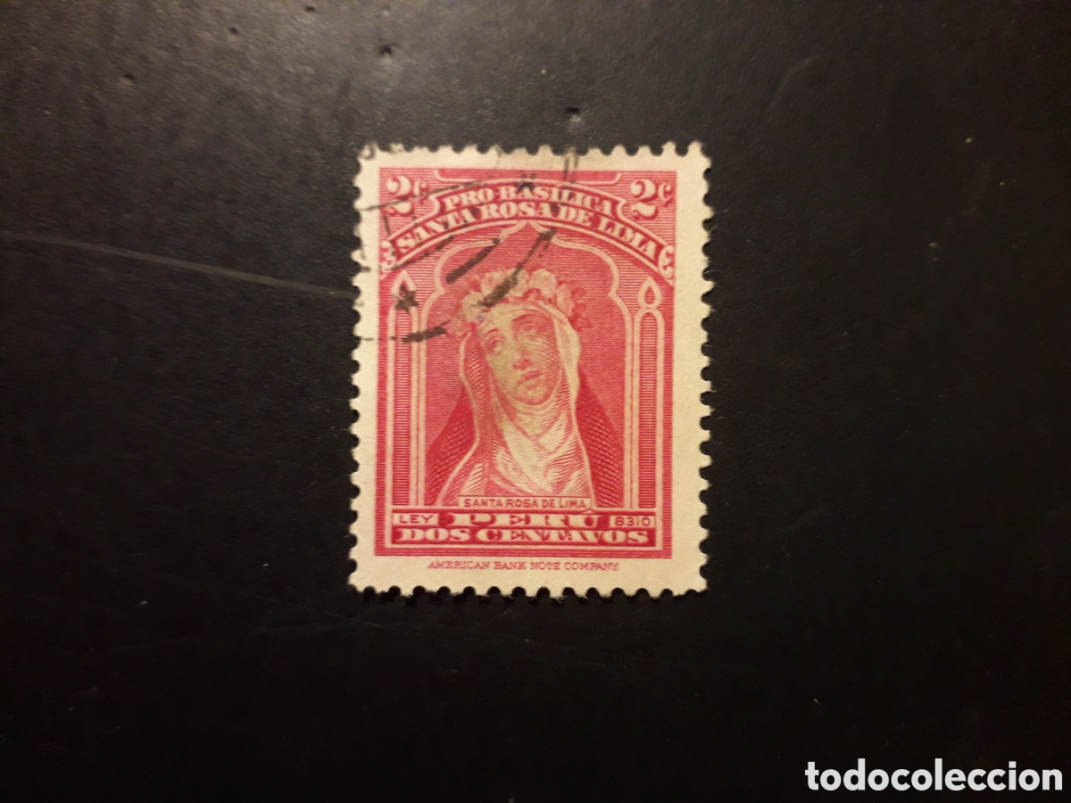Sellos: PER&Uacute; YVERT 345 SERIE COMPLETA USADA 1937 SANTA ROSA DE LIMA PEDIDO M&Iacute;NIMO 3&euro;