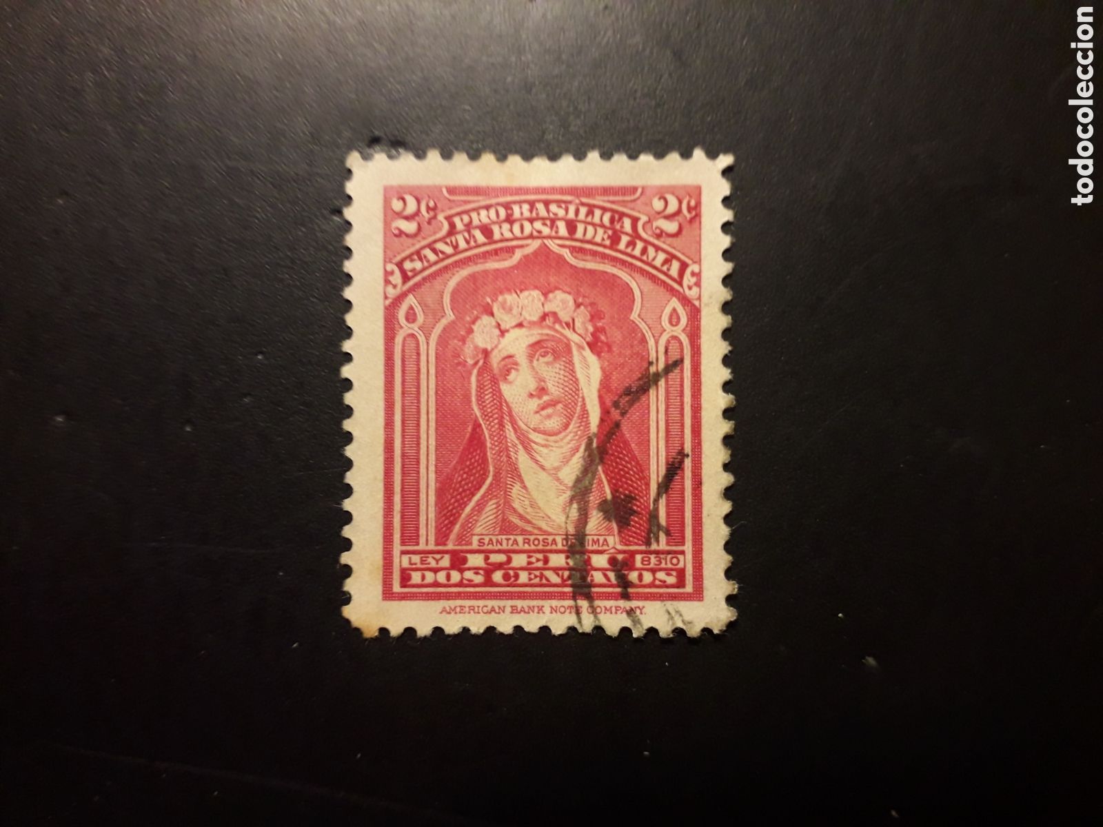 Sellos: PER&Uacute; YVERT 345 SERIE COMPLETA USADA 1937 SANTA ROSA DE LIMA PEDIDO M&Iacute;NIMO 3&euro;