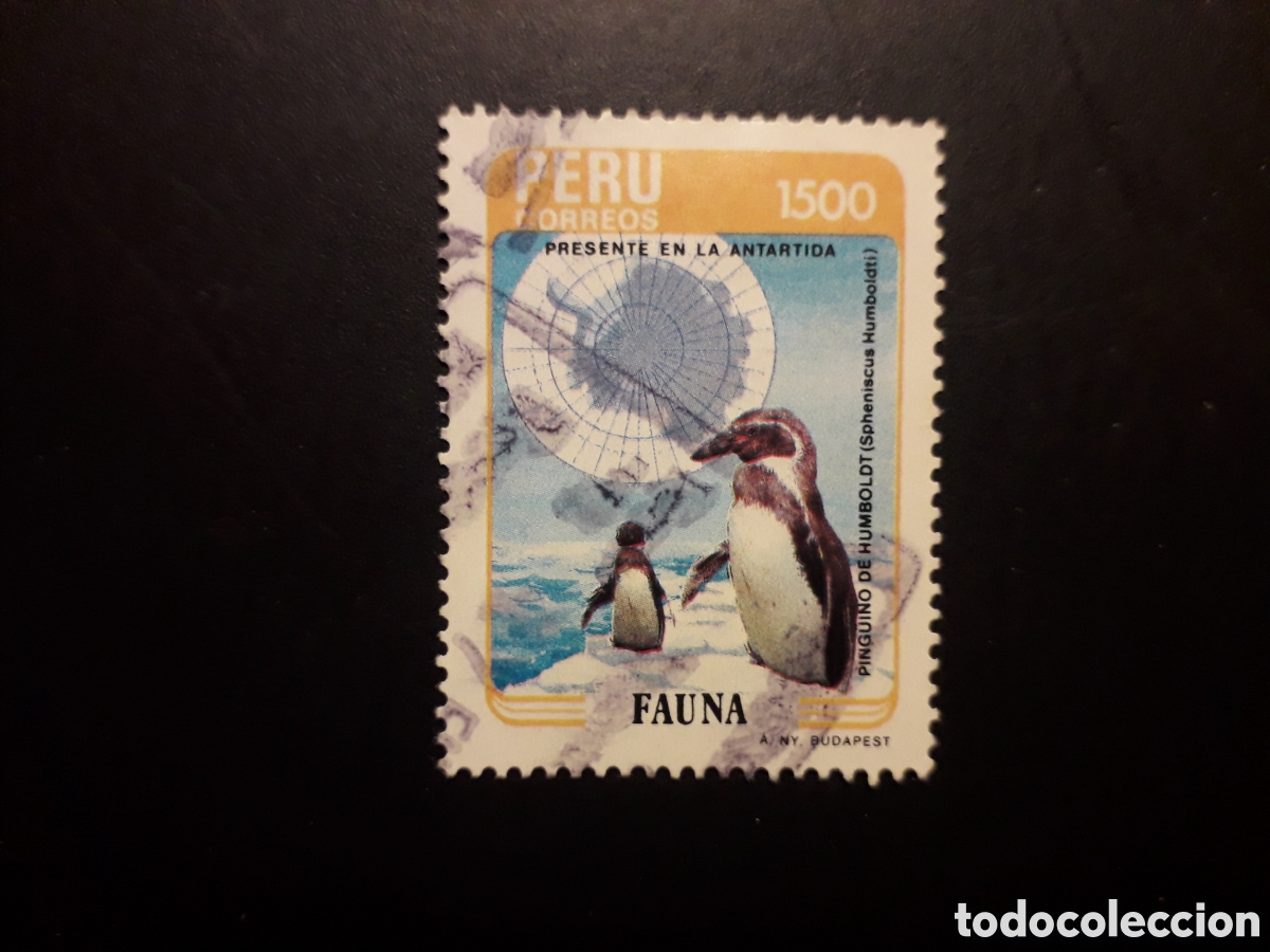 Sellos: PER&Uacute; YVERT 814 SERIE COMPLETA USADA 1985 FAUNA AVES PING&Uuml;INO MAPA ANT&Aacute;RTIDA PEDIDO M&Iacute;NIMO 3&euro;