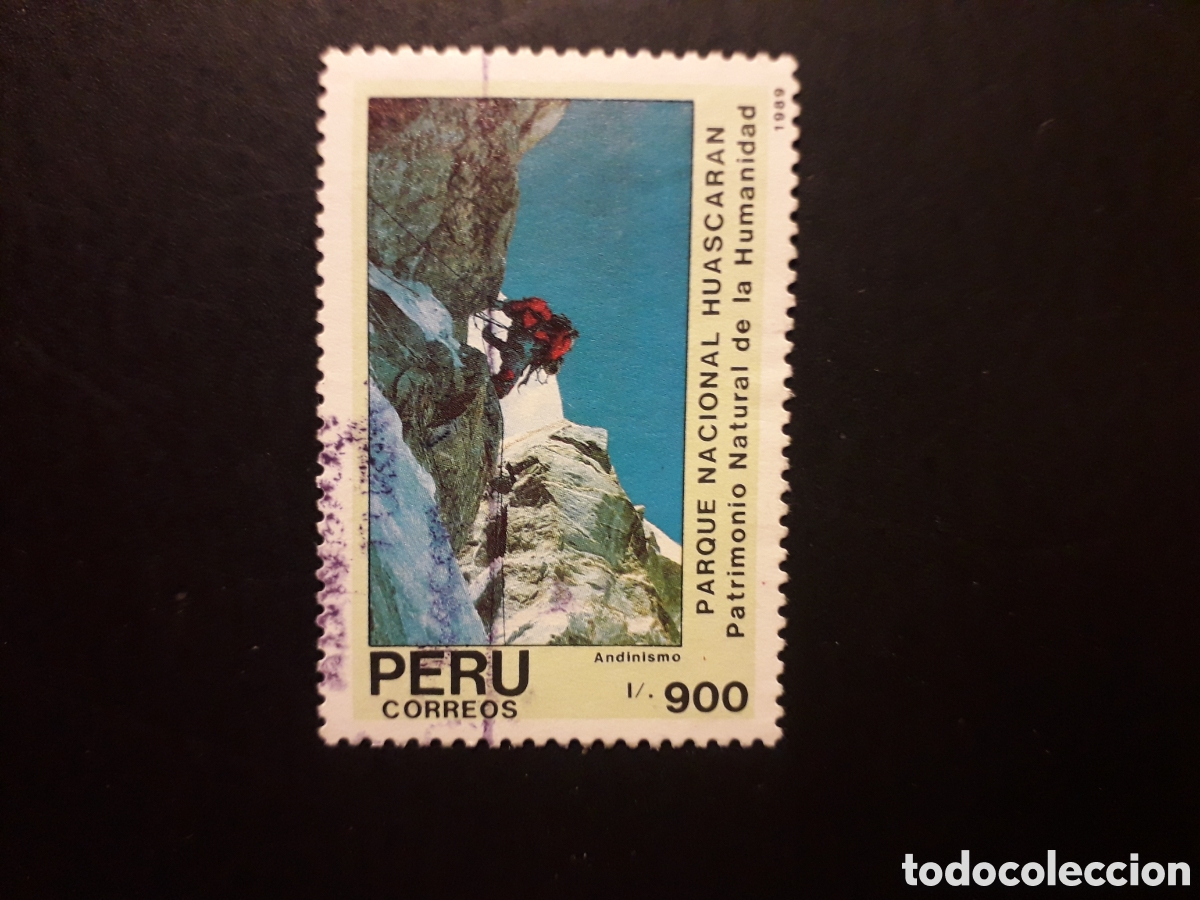 Sellos: PER&Uacute; YVERT 916 SELLO SUELTO USADO 1990 DEPORTES, ALPINISMO PARQUE DE HUASCAR&Aacute;N PEDIDO M&Iacute;NIMO 3&euro;