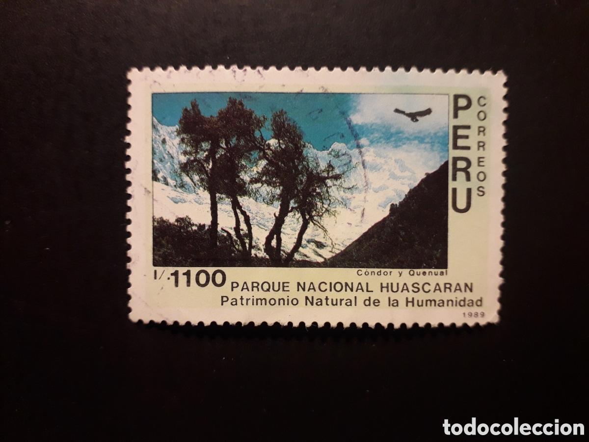 Sellos: PER&Uacute; YVERT 920 SELLO SUELTO USADO 1990 PARQUE DE HUASCAR&Aacute;N PEDIDO M&Iacute;NIMO 3&euro;