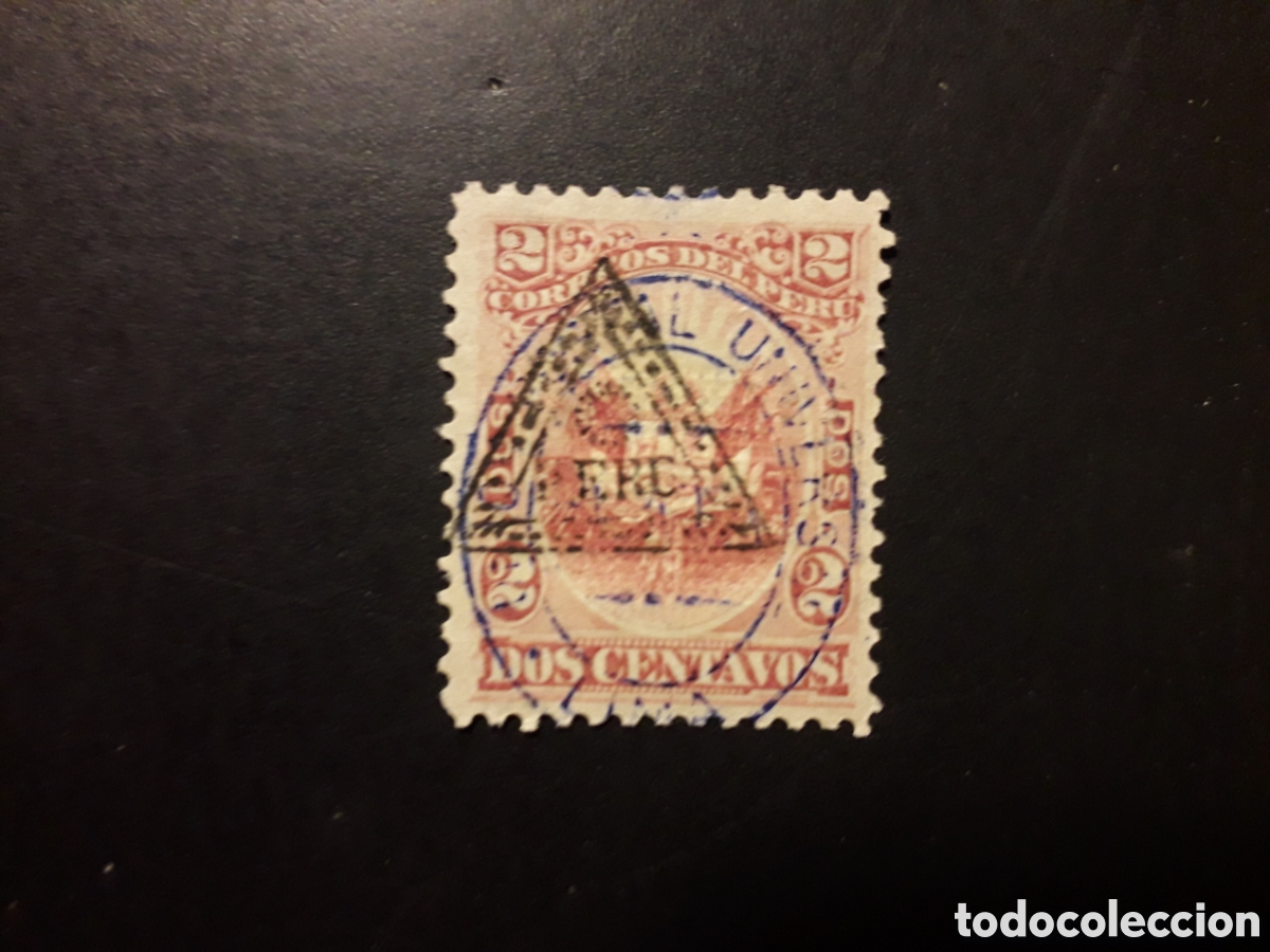 Sellos: PER&Uacute; YVERT 68 SELLO SUELTO USADO 1883 SOBRECARGADO PEDIDO M&Iacute;NIMO 3&euro;