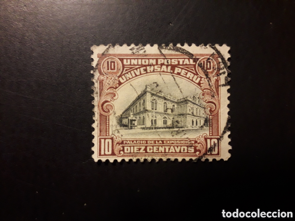 Sellos: PER&Uacute; YVERT 137 SELLO SUELTO USADO 1907 PABELL&Oacute;N DE EXPOSICIONES PEDIDO M&Iacute;NIMO 3&euro;