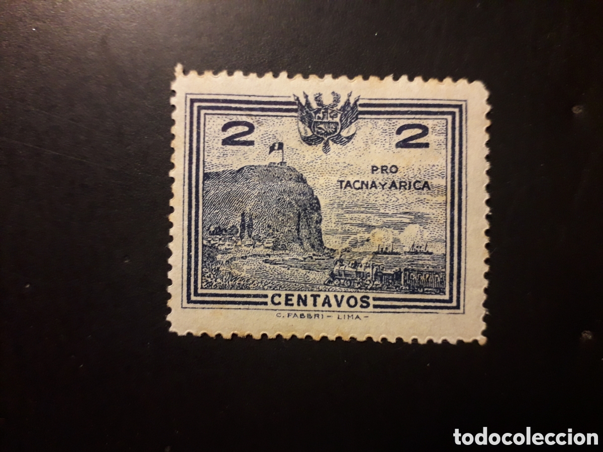 Sellos: PER&Uacute; YVERT 227 SELLO SUELTO USADO 1927-28 TACNA Y ARICA PEDIDO M&Iacute;NIMO 3&euro;