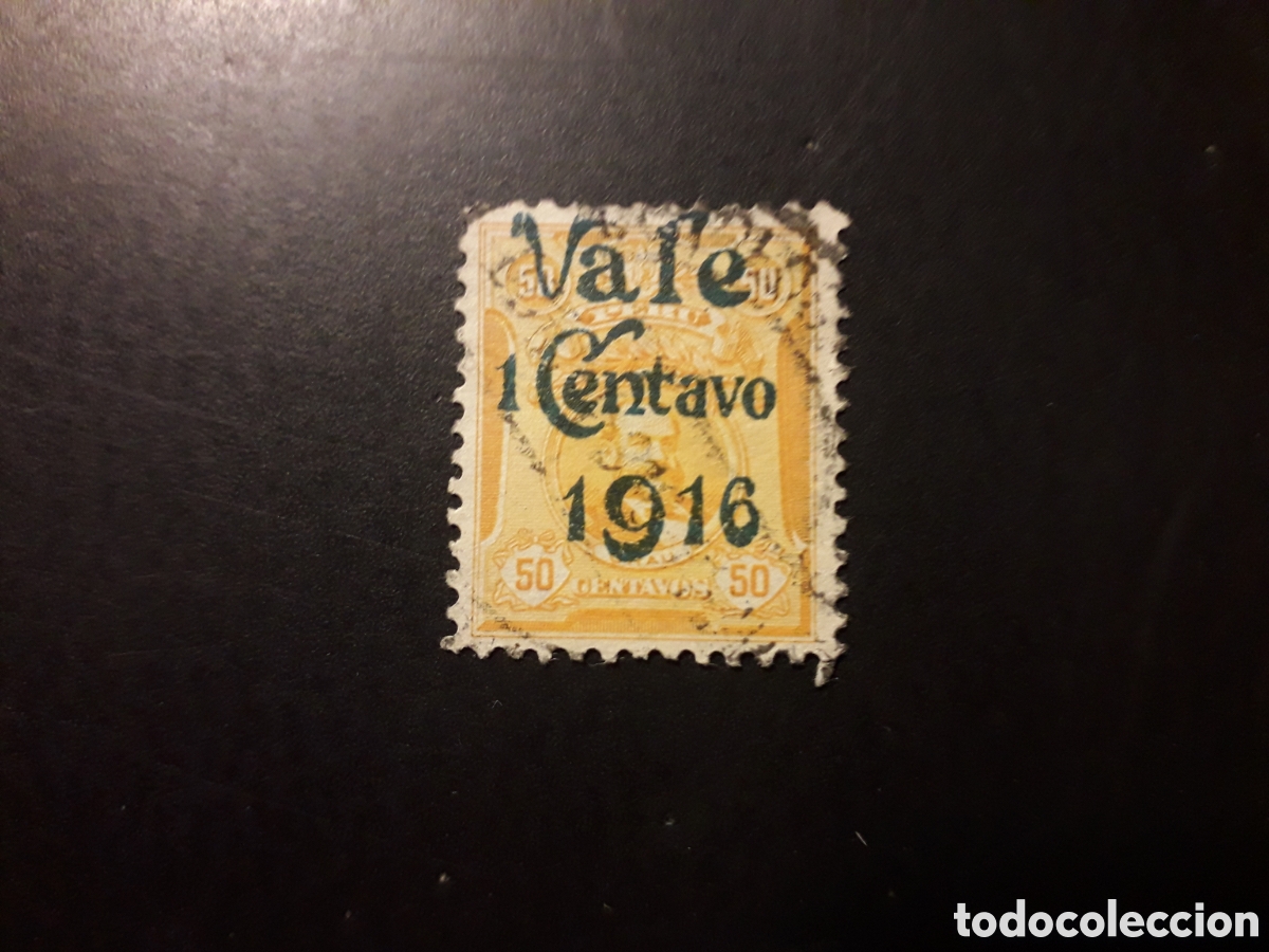 Sellos: PER&Uacute; YVERT 164 SELLO SUELTO USADO 1916 SOBRECARGADO PEDIDO M&Iacute;NIMO 3&euro;