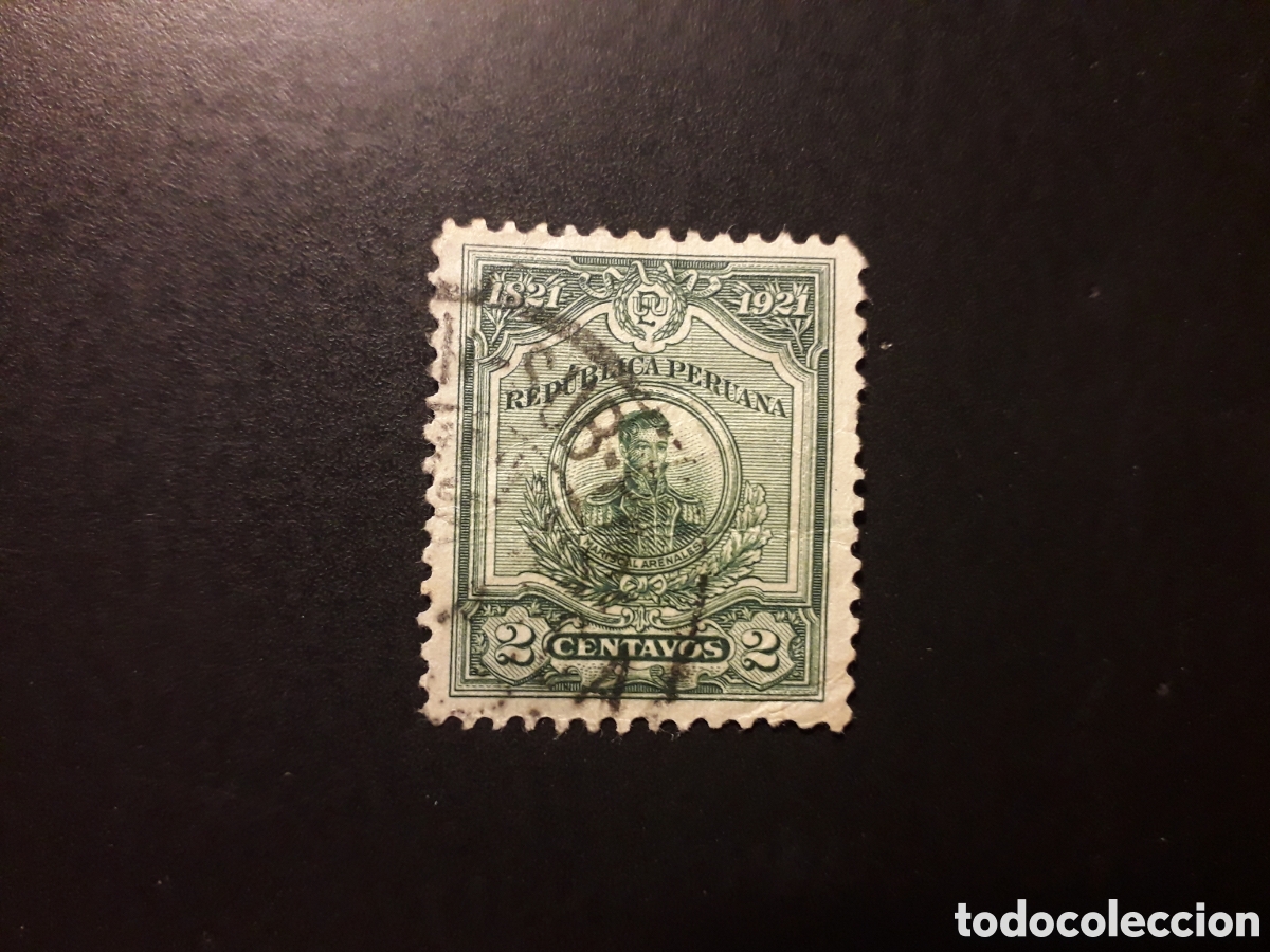 Sellos: PER&Uacute; YVERT 190 SELLO SUELTO USADO 1921 INDEPENDENCIA &Aacute;LVAREZ DE ARENALES PEDIDO M&Iacute;NIMO 3&euro;