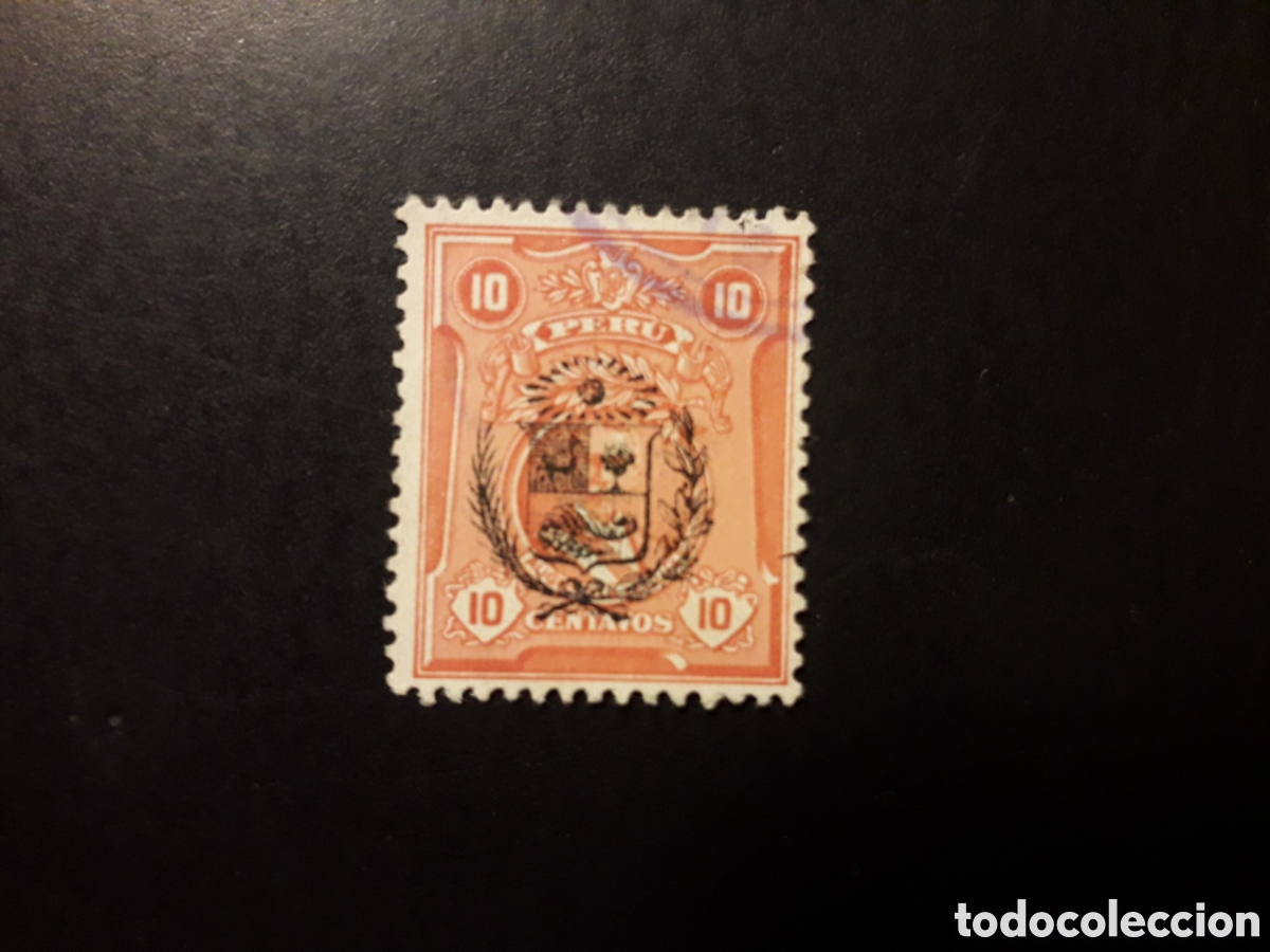 Sellos: PER&Uacute; YVERT 244 SELLO SUELTO USADO 1930 SOBRECARGADO PEDIDO M&Iacute;NIMO 3&euro;