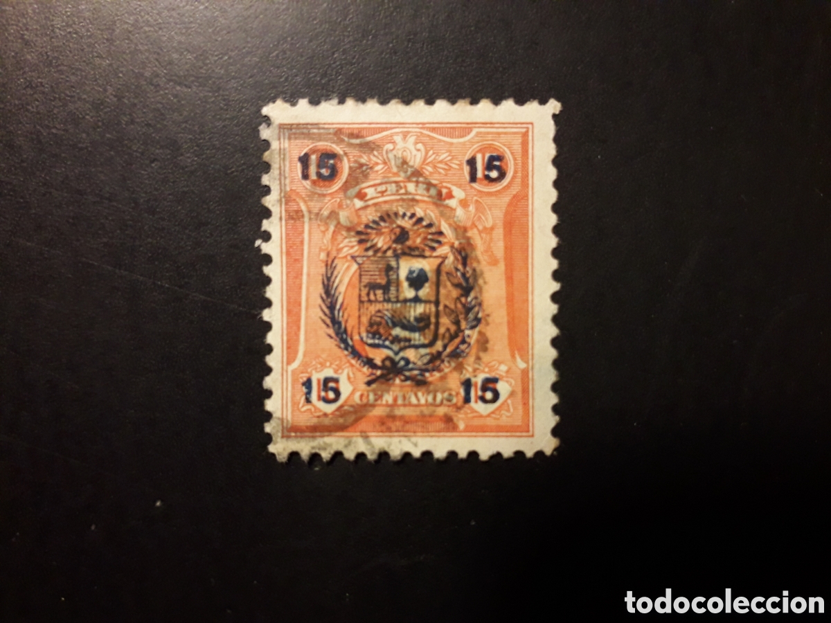 Sellos: PER&Uacute; YVERT 247 SELLO SUELTO USADO 1930 SOBRECARGADO PEDIDO M&Iacute;NIMO 3&euro;