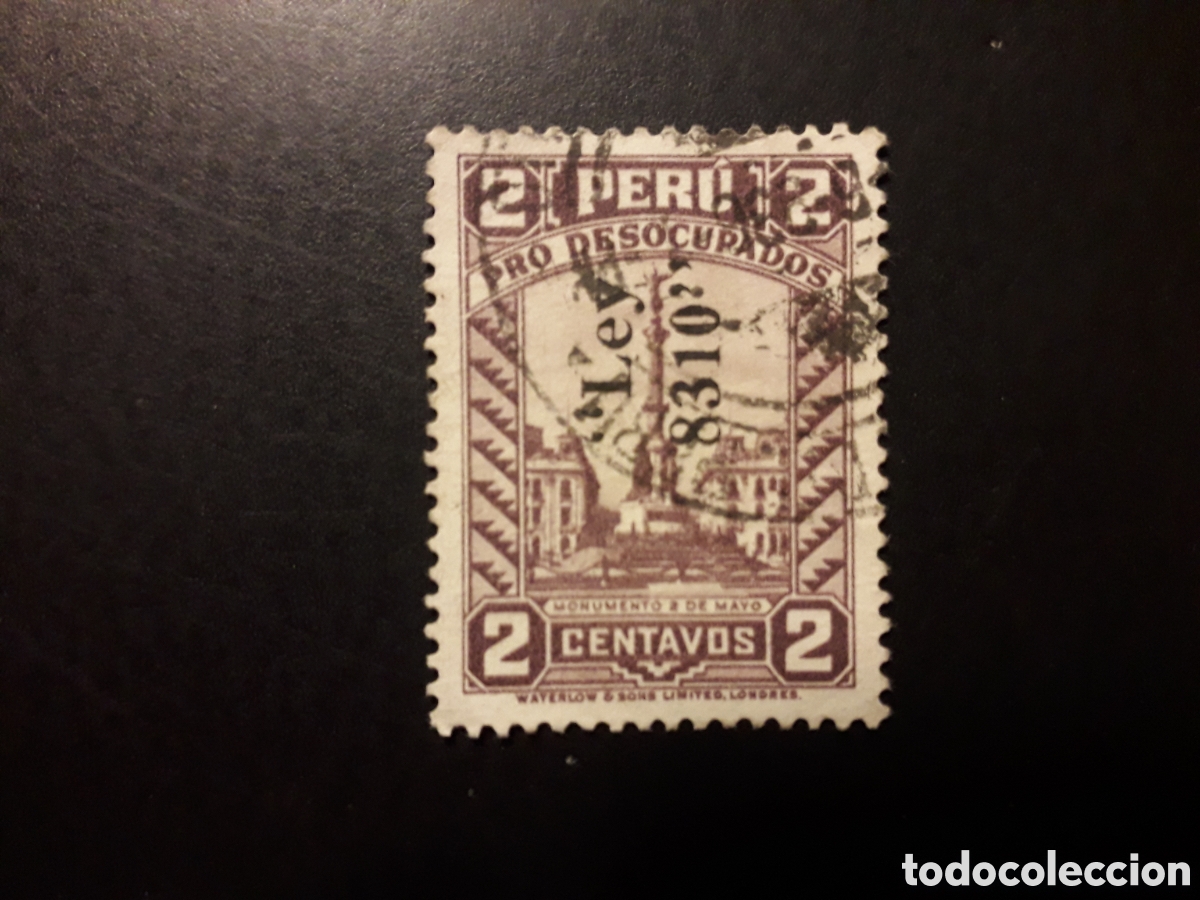 Sellos: PER&Uacute; YVERT 334 SERIE COMPLETA USADA 1936 SOBRECARGADO PEDIDO M&Iacute;NIMO 3&euro;