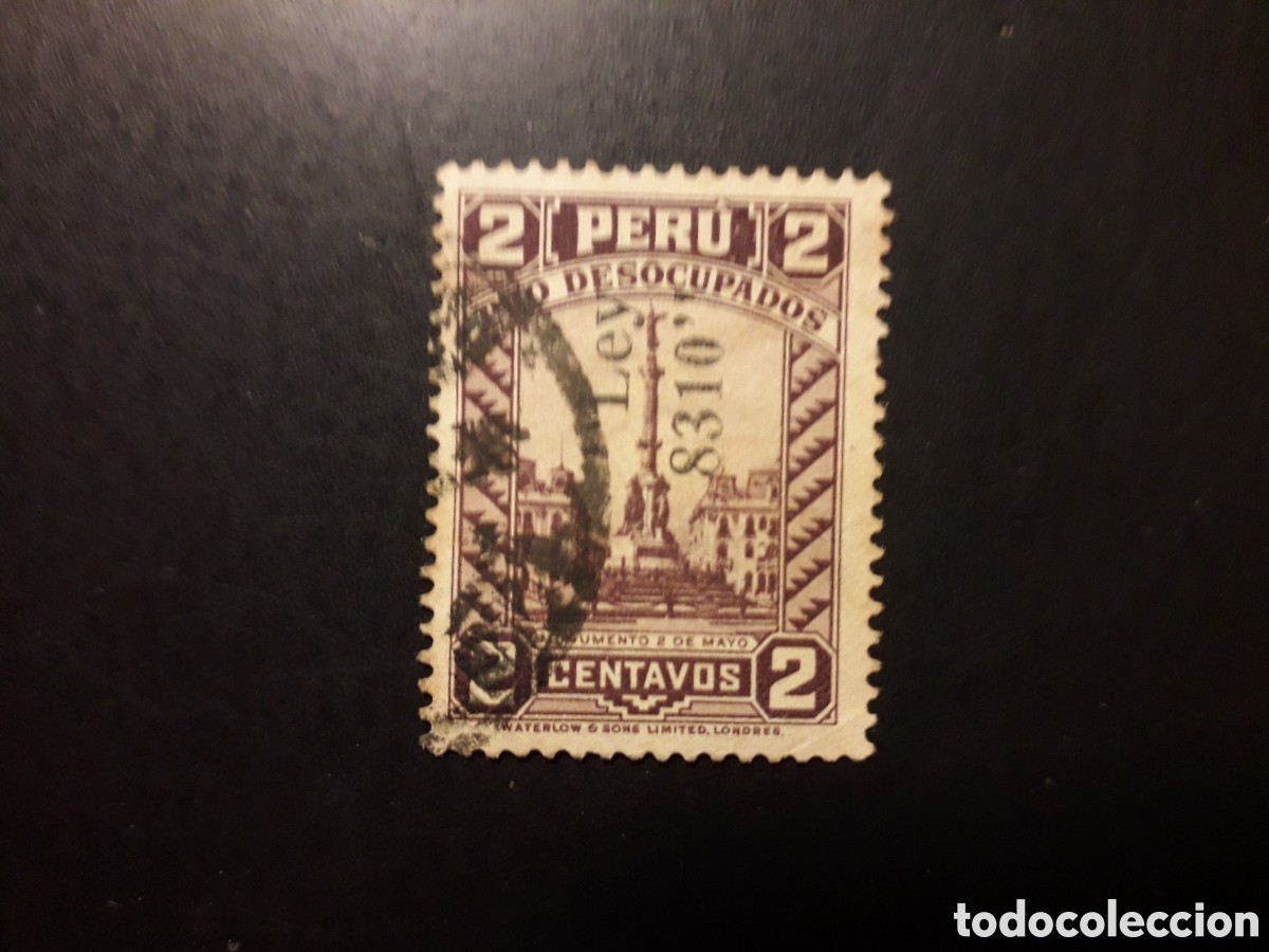Sellos: PER&Uacute; YVERT 334 SERIE COMPLETA USADA 1936 PRO PARADOS, SOBRECARGADO PEDIDO M&Iacute;NIMO 3&euro;