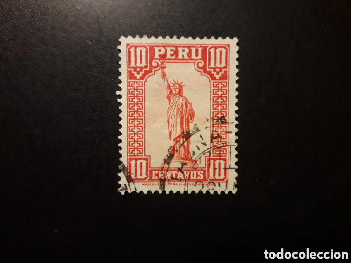 Sellos: PER&Uacute; YVERT 294 SERIE COMPLETA USADA 1933 ESTATUA DE LA LIBERTAD, NUEVA YORK PEDIDO M&Iacute;NIMO 3&euro;