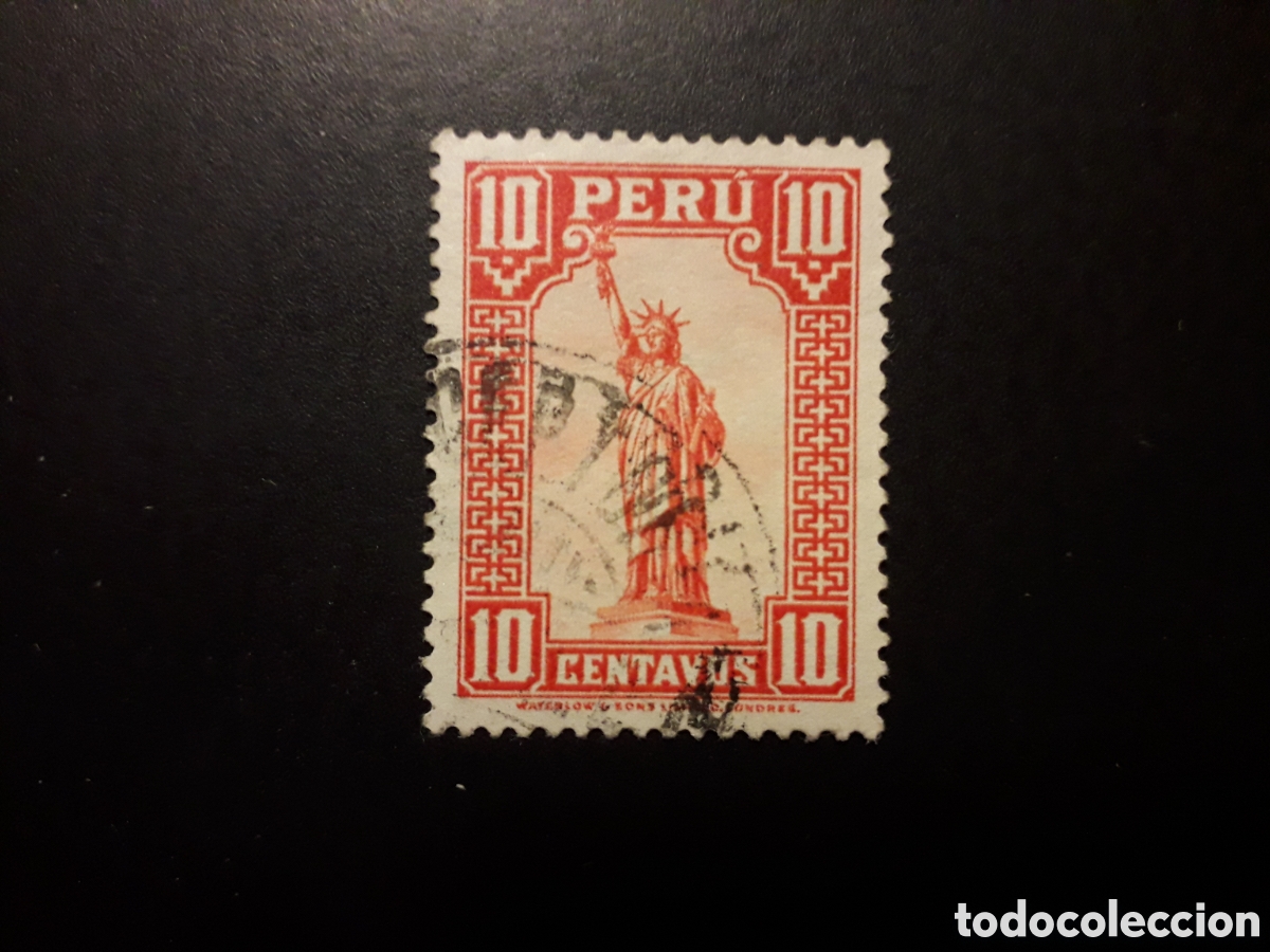 Sellos: PER&Uacute; YVERT 294 SERIE COMPLETA USADA 1933 ESTATUA DE LA LIBERTAD, NUEVA YORK PEDIDO M&Iacute;NIMO 3&euro;