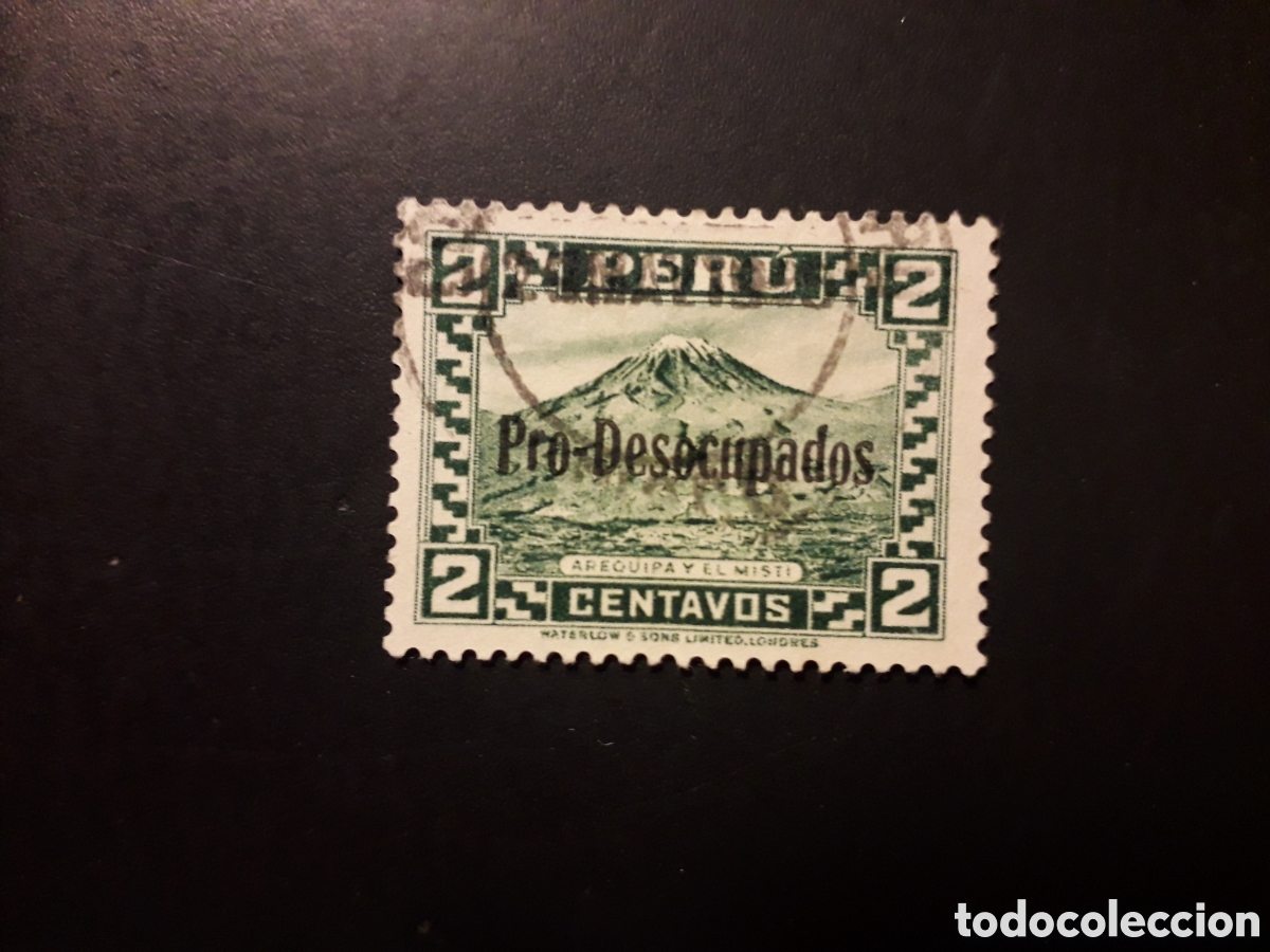 Sellos: PER&Uacute; YVERT 297 SERIE COMPLETA USADA 1934 PRO PARADOS, SOBRECARGADO PEDIDO M&Iacute;NIMO 3&euro;