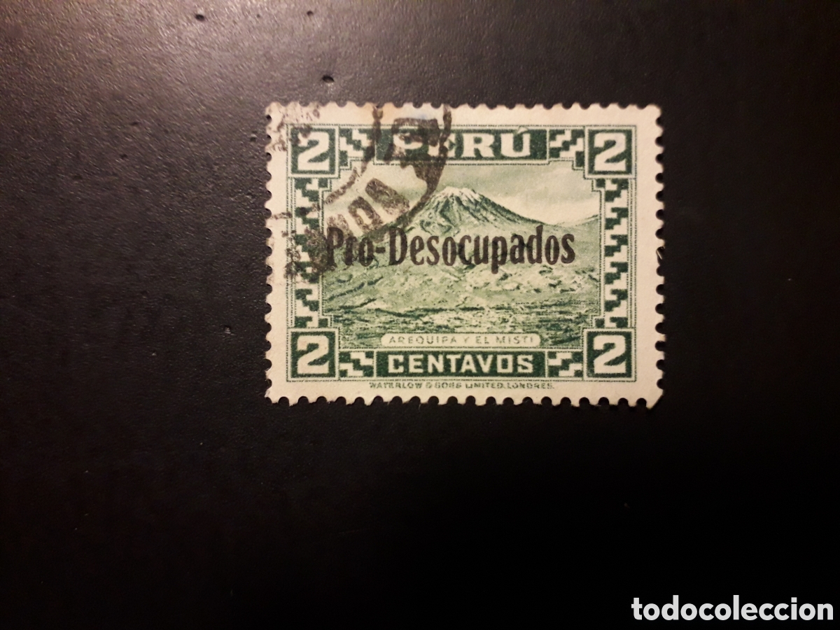Sellos: PER&Uacute; YVERT 297 SERIE COMPLETA USADA 1934 PRO PARADOS, SOBRECARGADO PEDIDO M&Iacute;NIMO 3&euro;
