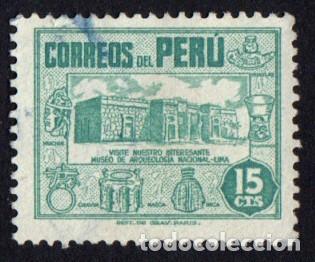 Sellos: Per&uacute;. Museo Arqueol&oacute;gico Lima. 1961. YT-410. Usado