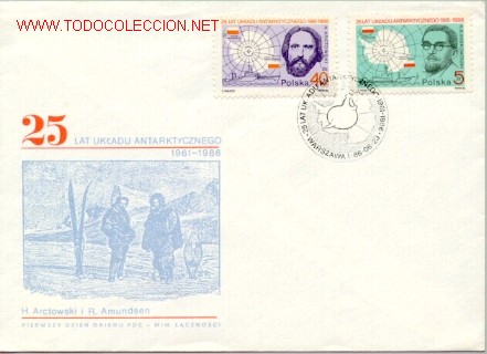 Sellos: EXPEDICIONES POLARES POLONIA - Foto 1