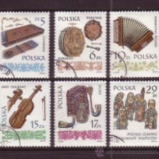Sellos: POLONIA 2711/16 - AÑO 1984 - MUSICA - INSTRUMENTOS MUSICALES DEL FOLKLORE POLACO. Lote 32719009