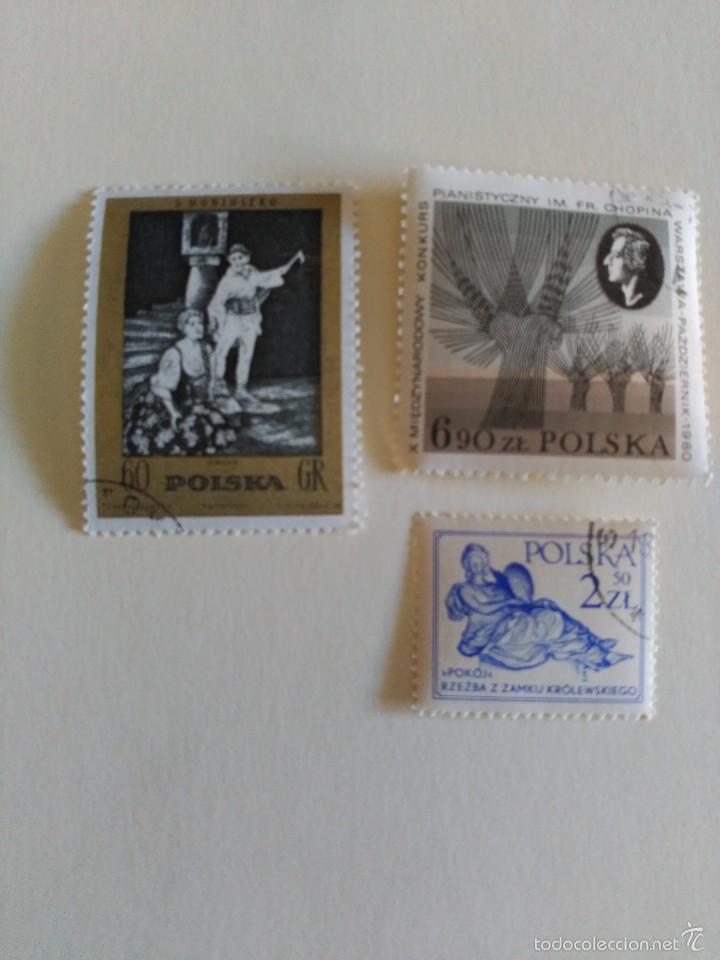 Sellos: 3 valores, usados. - Foto 1