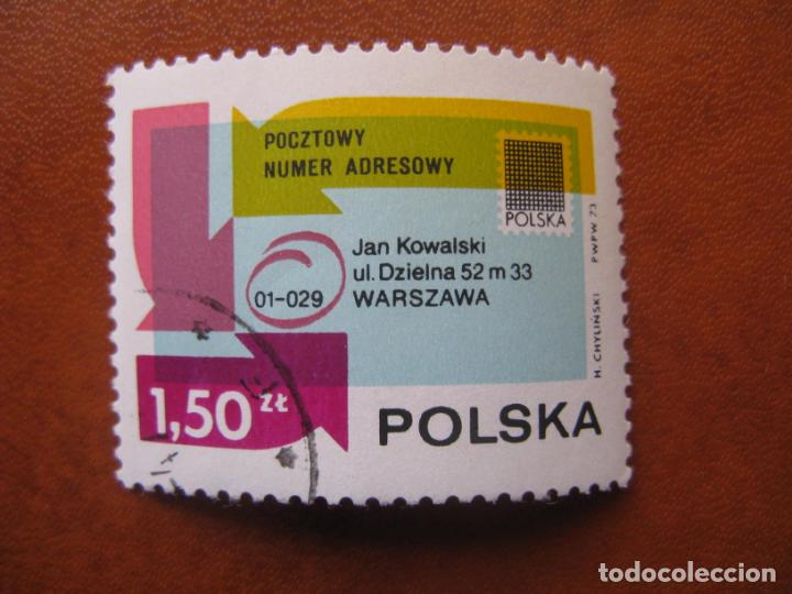 Sellos: Polonia, 1973 codigo postal, Yvert 2090 - Foto 1