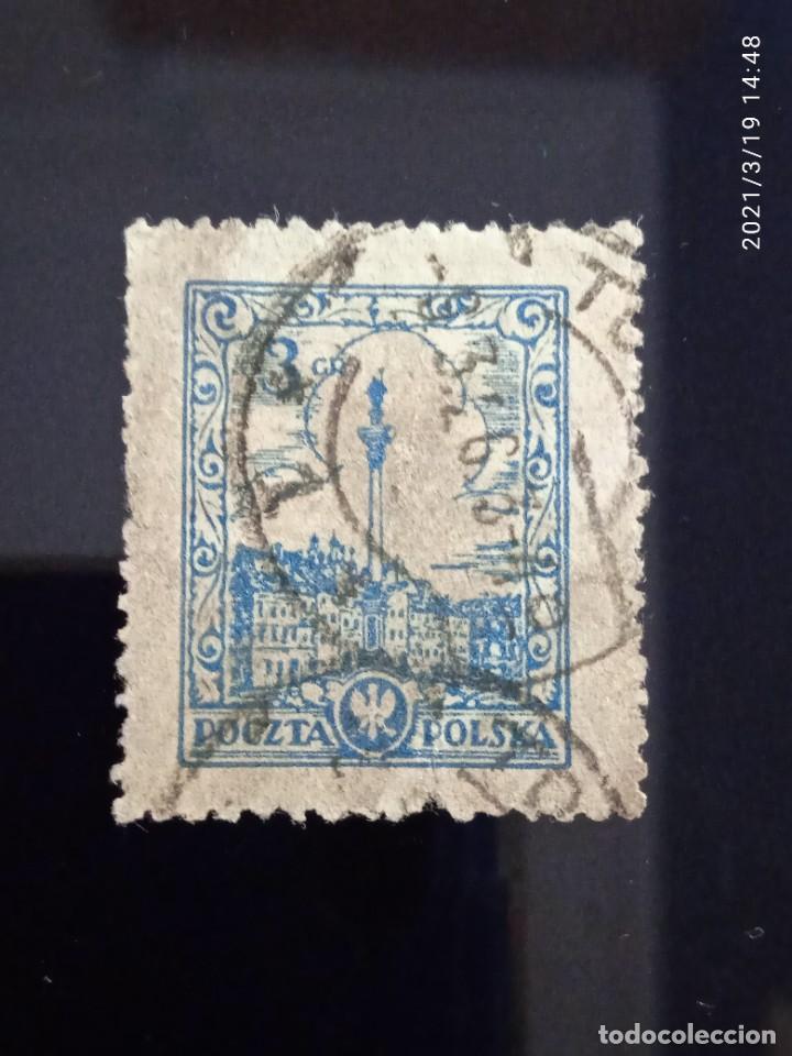 Sellos: POLONIA 3GR EDIFICIOS ISTOTICOS, A&Ntilde;O 1925. - Foto 1