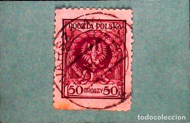 Sellos: Francobollo usato Polonia - Foto 1