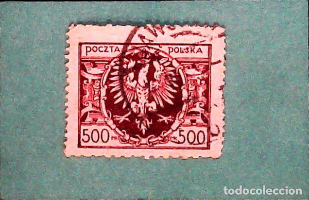 Sellos: Francobollo usato Polonia - Foto 1
