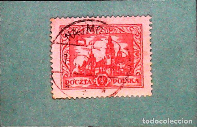 Sellos: Francobollo usato Polonia - Foto 1