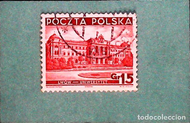 Sellos: Francobollo usato Polonia - Foto 1