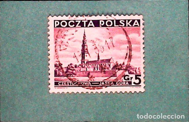 Sellos: Francobollo usato Polonia - Foto 1
