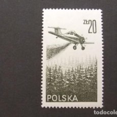 Sellos: POLONIA POLSKA 1977 AERONAUTICA AVION PZL-106 YVERT PA 57 ** MNH. Lote 341424603