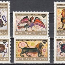 Sellos: POLONIA 1976 - YVERT 2293/2298 ** NUEVO SIN FIJASELLOS - PINTURAS GRIEGAS, MUSEO NAC. VARSOVIA