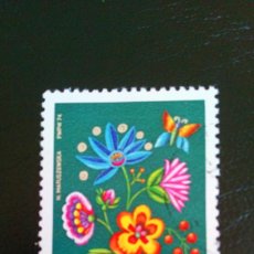 Sellos: POLONIA 1974, FLORES, YT 2151. Lote 372389799