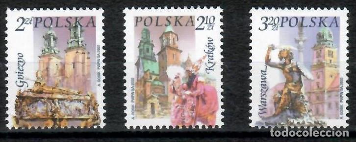 Sellos: POLONIA 2002 FOLKLORE 3720/22 - Foto 1