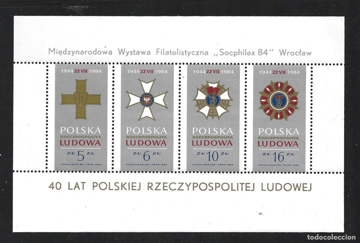 Sellos: POLONIA HB 103** - A&Ntilde;O 1984 - SOCPHILEX 84, EXPOSICION FILATELICA INTERNACIONAL