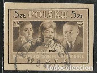 Sellos: POLONIA YVERT 490 A - Foto 1