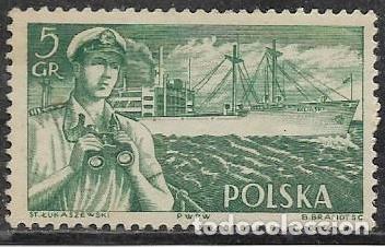 Sellos: POLONIA YVERT 847, BARCOS - Foto 1