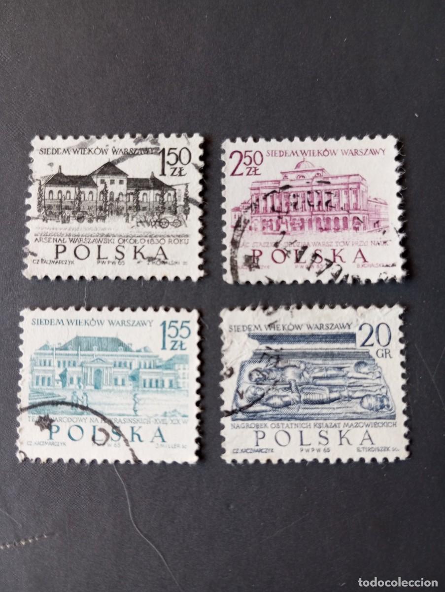 Sellos: POLONIA, 1965, 7 CENTENARIO DE VARSOVIA - Foto 1