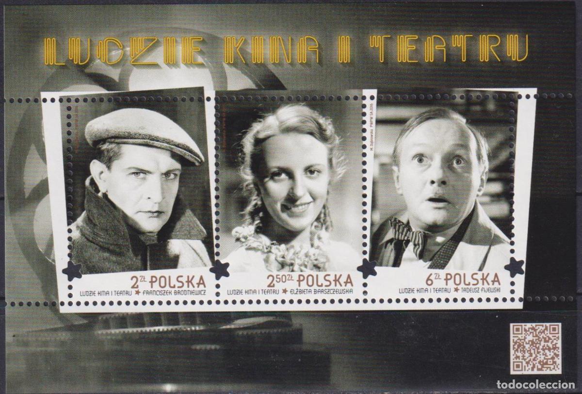 Sellos: Polonia 2016 actores MNH - Foto 1