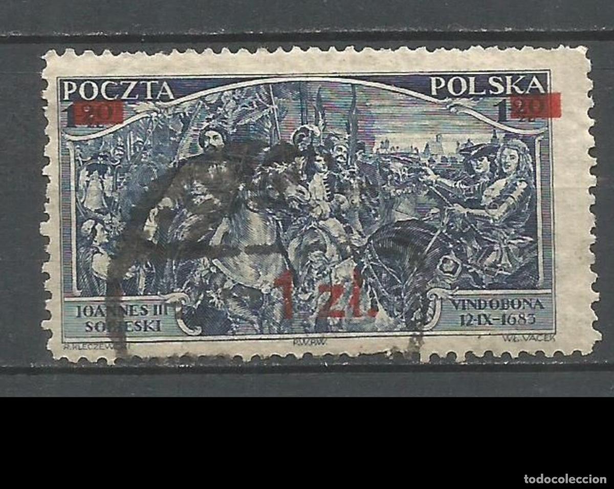 Sellos: POLONIA YVERT NUM. 373 USADO - Foto 1