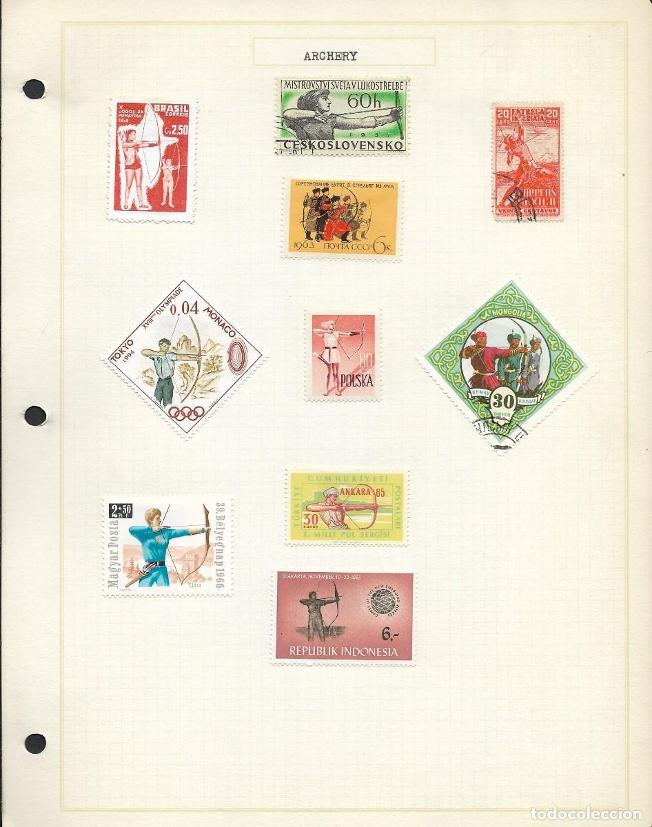 Sellos: SMI) BOW TARGET STAMP SHEET, VARIOUS COUNTRIES - Foto 1