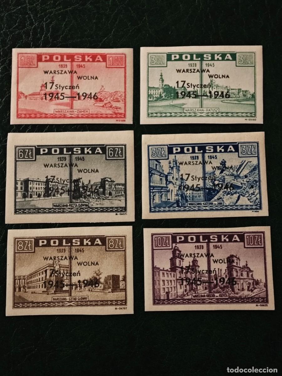 Sellos: 1946 Sellos de Polonia - Foto 1